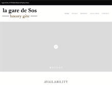 Tablet Screenshot of gare-de-sos.com